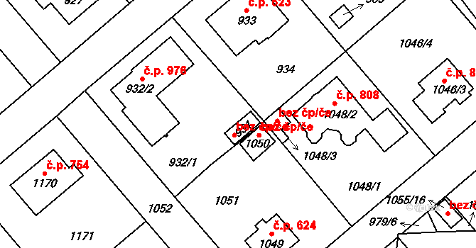 Šeberov 16, Praha na parcele st. 931 v KÚ Šeberov, Katastrální mapa