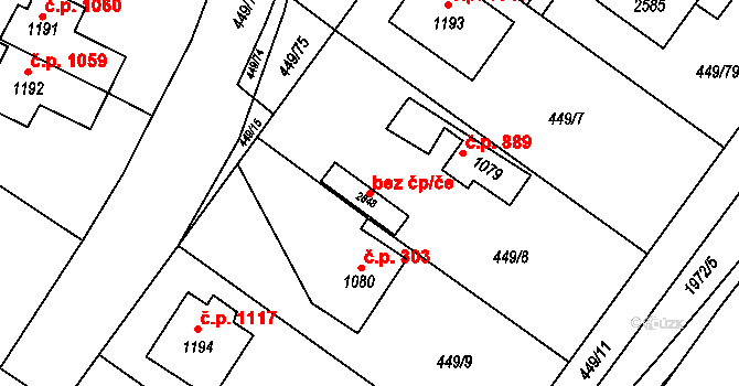 Třebechovice pod Orebem 147168031 na parcele st. 2848 v KÚ Třebechovice pod Orebem, Katastrální mapa