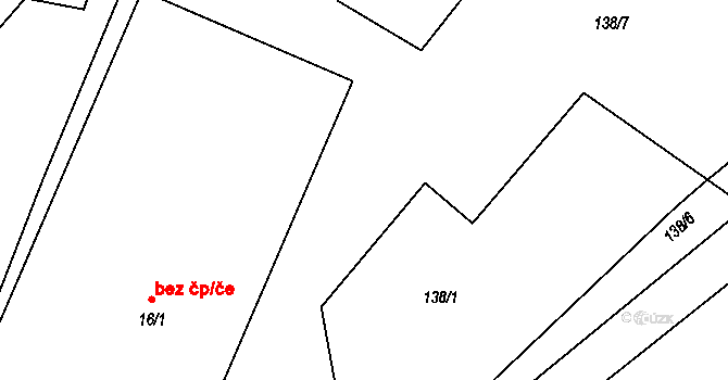 Objekt 43065031, Katastrální mapa