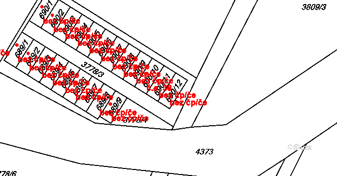 Horní Jiřetín 48218031 na parcele st. 690/12 v KÚ Horní Jiřetín, Katastrální mapa