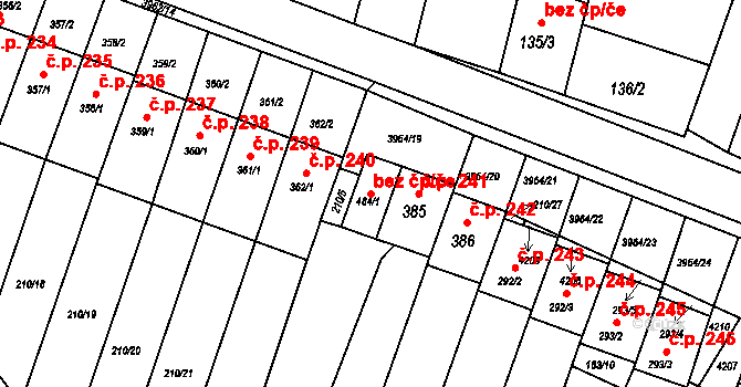 Mašťov 49879031 na parcele st. 484/1 v KÚ Mašťov, Katastrální mapa