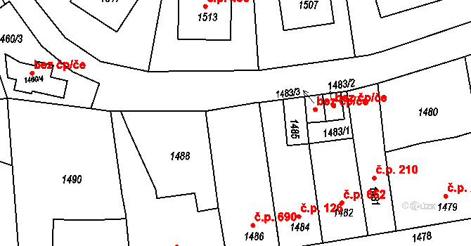 Velké Opatovice 466, Katastrální mapa