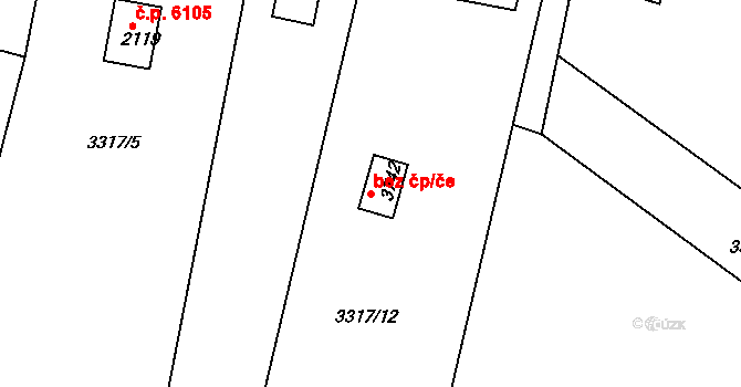 Rakovník 38602032 na parcele st. 3742 v KÚ Rakovník, Katastrální mapa
