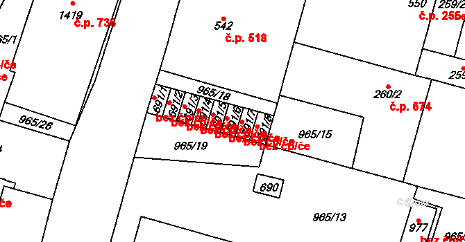 Mariánské Lázně 38793032 na parcele st. 691/6 v KÚ Mariánské Lázně, Katastrální mapa
