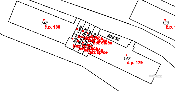 Český Jiřetín 43670032 na parcele st. 159/1 v KÚ Fláje, Katastrální mapa