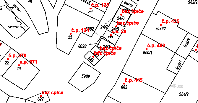 Polešovice 47187034 na parcele st. 625 v KÚ Polešovice, Katastrální mapa