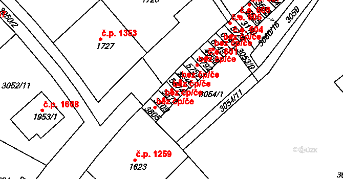Rakovník 49450034 na parcele st. 5677 v KÚ Rakovník, Katastrální mapa
