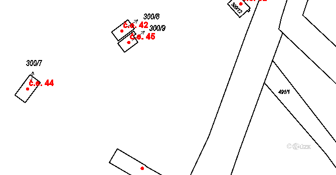 Dolní Suchá 43, Havířov, Katastrální mapa