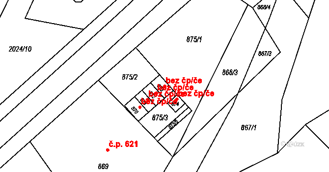 Velká Bystřice 47398035 na parcele st. 873 v KÚ Velká Bystřice, Katastrální mapa