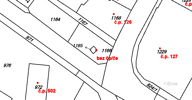 Kamenice nad Lipou 49105035 na parcele st. 1165 v KÚ Kamenice nad Lipou, Katastrální mapa