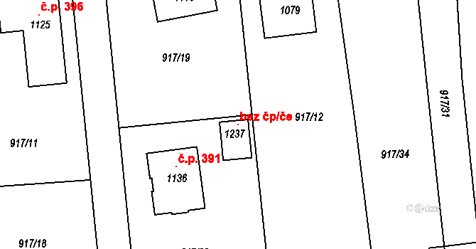Rynholec 105454036 na parcele st. 1237 v KÚ Rynholec, Katastrální mapa