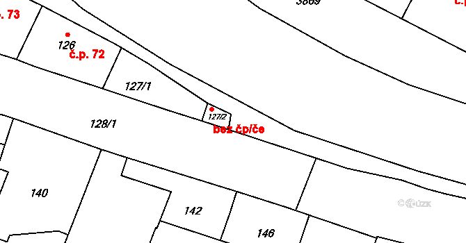 Soběslav 48674036 na parcele st. 127/2 v KÚ Soběslav, Katastrální mapa