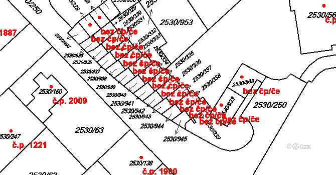 Opava 50021036 na parcele st. 2530/336 v KÚ Opava-Předměstí, Katastrální mapa