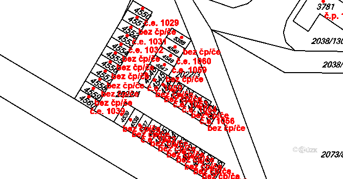 Havlíčkův Brod 1053 na parcele st. 4543 v KÚ Havlíčkův Brod, Katastrální mapa