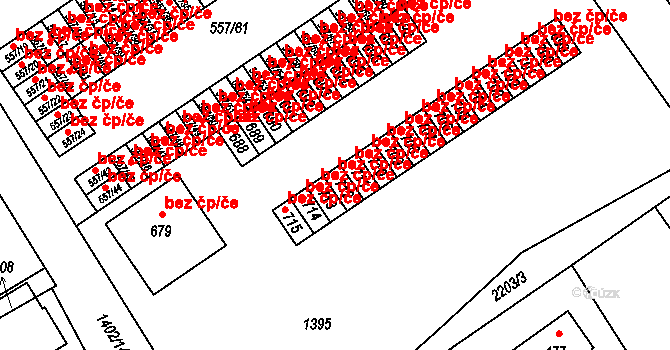 Solnice 44322038 na parcele st. 712 v KÚ Solnice, Katastrální mapa