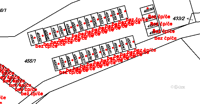 Královské Poříčí 38522039 na parcele st. 455/39 v KÚ Královské Poříčí, Katastrální mapa