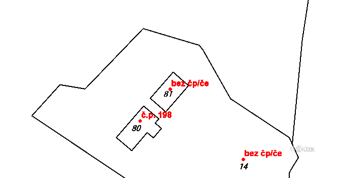 Žacléř 47930039 na parcele st. 81 v KÚ Černá Voda u Žacléře, Katastrální mapa