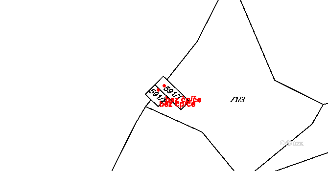 Jarošov nad Nežárkou 86471040 na parcele st. 591/1 v KÚ Jarošov nad Nežárkou, Katastrální mapa