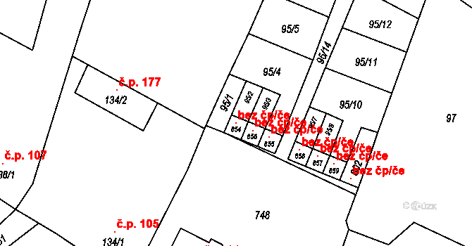 Ruprechtov 102672041 na parcele st. 854 v KÚ Ruprechtov, Katastrální mapa