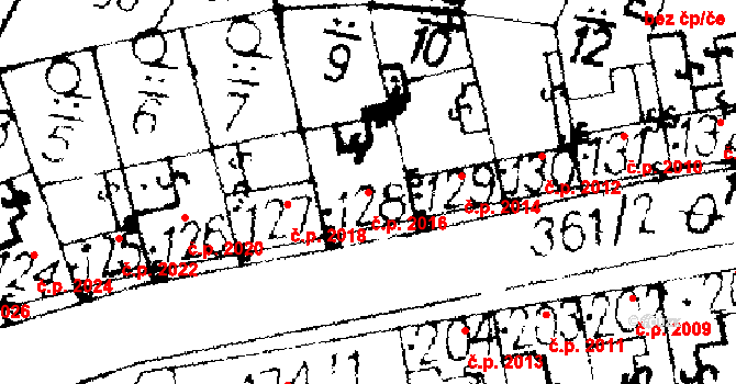 Podlusky 2016, Roudnice nad Labem na parcele st. 128 v KÚ Podlusky, Katastrální mapa