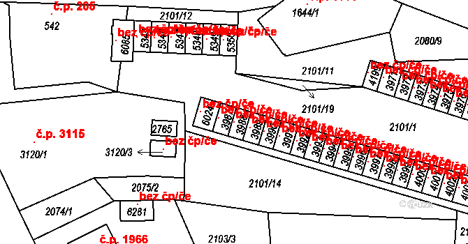 Jablonec nad Nisou 506, Katastrální mapa
