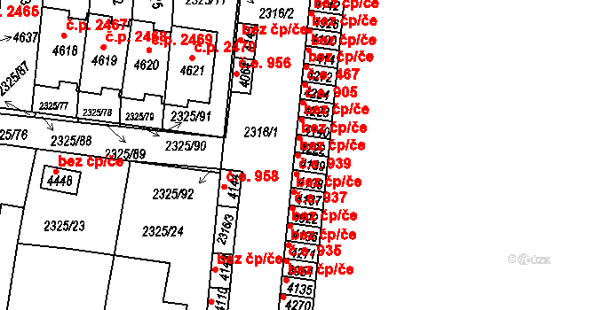 Rakovník 38602041 na parcele st. 4139 v KÚ Rakovník, Katastrální mapa