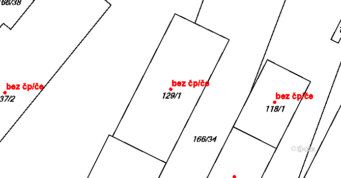 Bohuslavice 41106041 na parcele st. 129/1 v KÚ Bohuslavice u Konice, Katastrální mapa