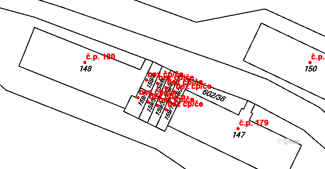Český Jiřetín 43670041 na parcele st. 159/6 v KÚ Fláje, Katastrální mapa