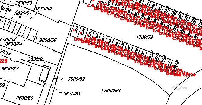 Tachov 44077041 na parcele st. 1964 v KÚ Tachov, Katastrální mapa