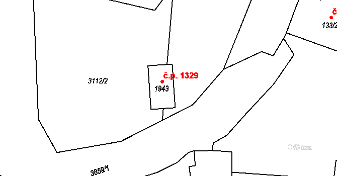 Dobřany 46224041 na parcele st. 1942 v KÚ Dobřany, Katastrální mapa