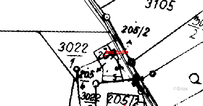 Písek 46482041 na parcele st. 207 v KÚ Písek u Jablunkova, Katastrální mapa