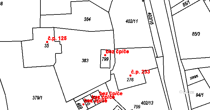 Svratouch 93578041 na parcele st. 799 v KÚ Svratouch, Katastrální mapa