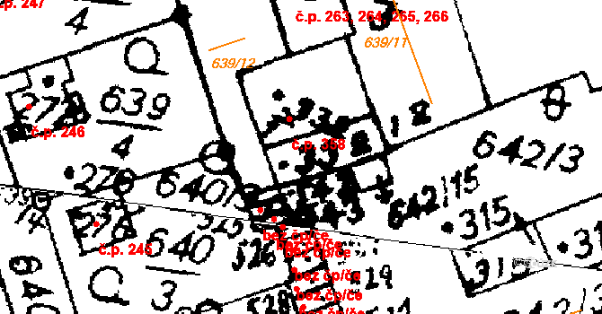 Objekt 38063042, Katastrální mapa