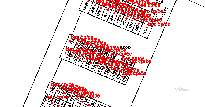 Kyjov 50189042 na parcele st. 1196 v KÚ Nětčice u Kyjova, Katastrální mapa