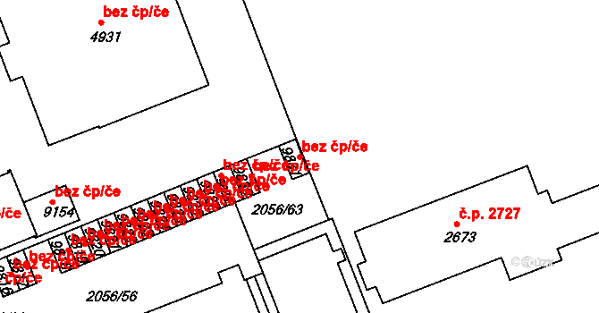 Hodonín 80449042 na parcele st. 9831 v KÚ Hodonín, Katastrální mapa