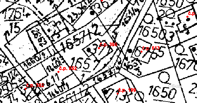Kamenický Šenov 356 na parcele st. 371 v KÚ Kamenický Šenov, Katastrální mapa