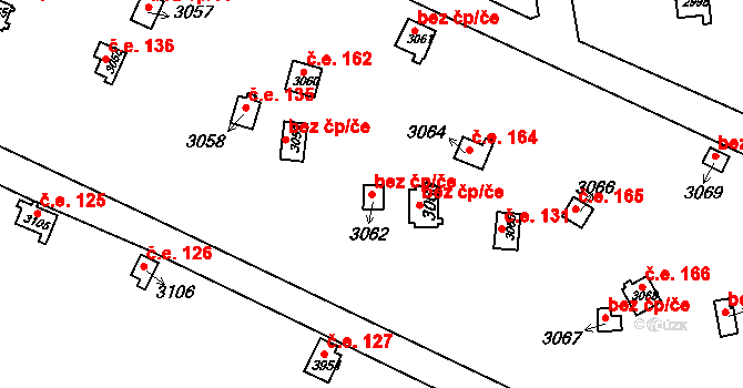 Vrchlabí 42656044 na parcele st. 3062 v KÚ Vrchlabí, Katastrální mapa