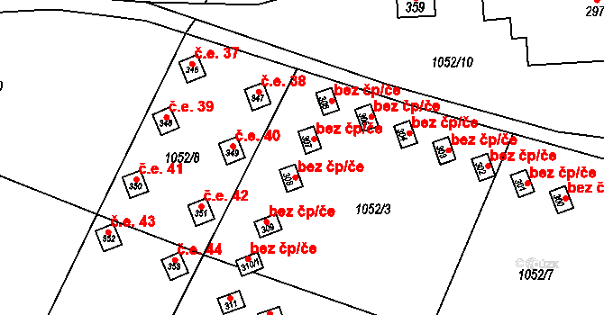 Lužany 23, Katastrální mapa