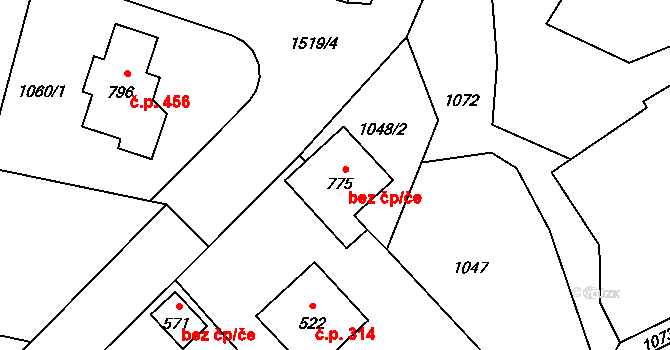 Lukov 517, Katastrální mapa