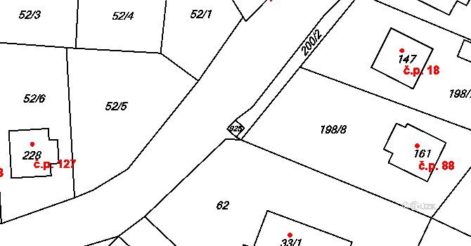 Libošovice 45957045 na parcele st. 925 v KÚ Libošovice, Katastrální mapa