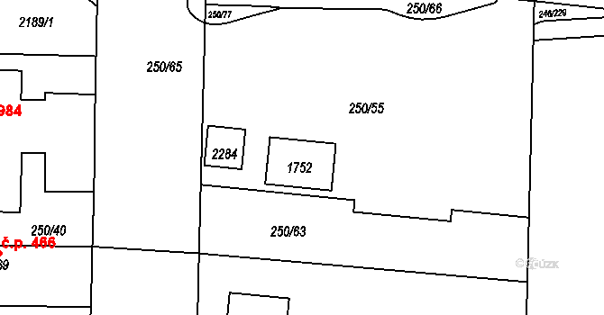 Malenovice 1193, Zlín, Katastrální mapa