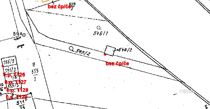 Dobšice 40972046 na parcele st. 548/2 v KÚ Dobšice u Znojma, Katastrální mapa