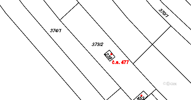 Přerov XI-Vinary 477, Přerov na parcele st. 239 v KÚ Vinary u Přerova, Katastrální mapa