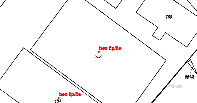 Cerekvice nad Loučnou 40135047 na parcele st. 258 v KÚ Cerekvice nad Loučnou, Katastrální mapa