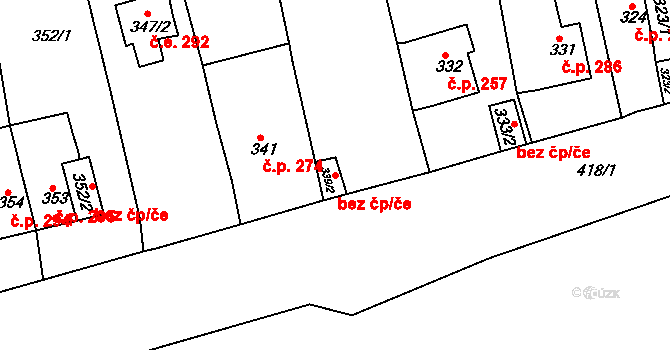Ústí nad Labem 48844047 na parcele st. 339/2 v KÚ Neštěmice, Katastrální mapa