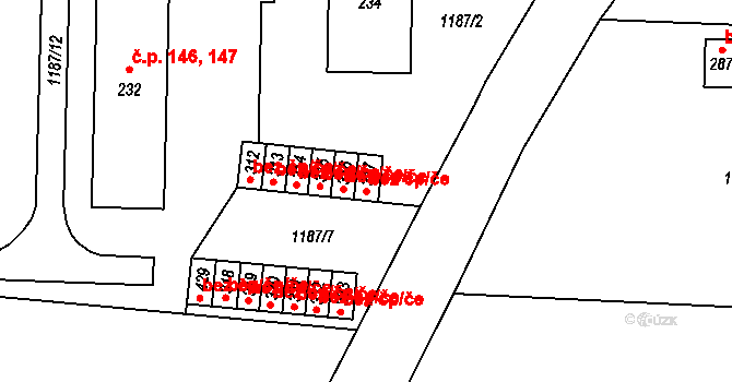 Žinkovy 40618048 na parcele st. 317 v KÚ Žinkovy, Katastrální mapa