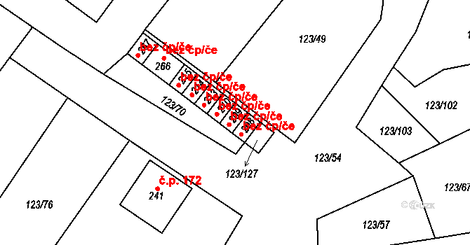 Senetářov 46034048 na parcele st. 209 v KÚ Senetářov, Katastrální mapa