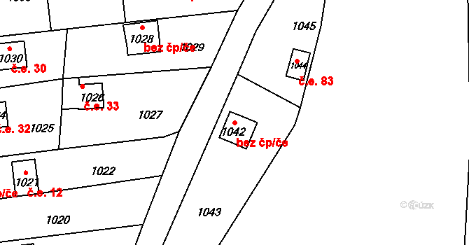 Prštice 82, Katastrální mapa
