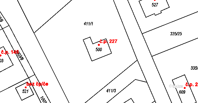 Doubravčice 5273, Katastrální mapa