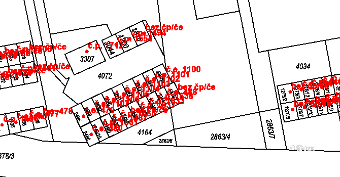 Lipník nad Bečvou 38122049 na parcele st. 1249/2 v KÚ Lipník nad Bečvou, Katastrální mapa